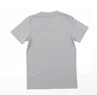 Womens UK Size XS Kustom Kit Grey Basic T-Shirt