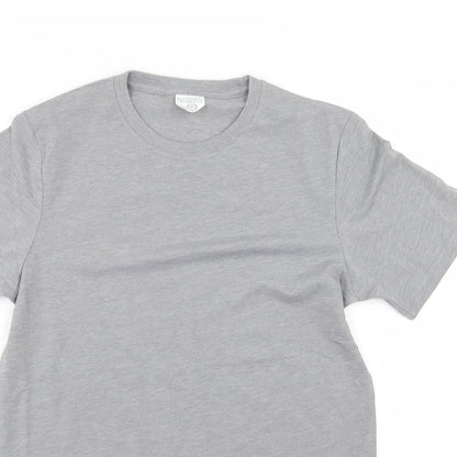 Womens UK Size XS Kustom Kit Grey Basic T-Shirt