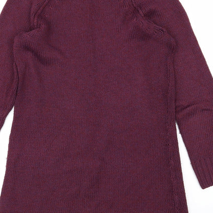 H&M Womens Purple  Knit Pullover Jumper Size XS
