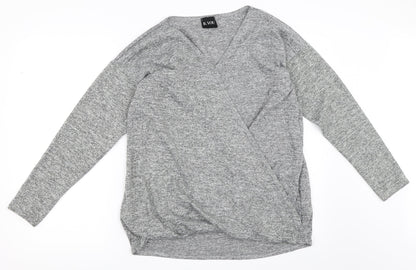B.YOU Womens Grey   Pullover Jumper Size 12