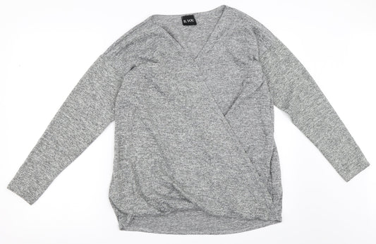 B.YOU Womens Grey   Pullover Jumper Size 12
