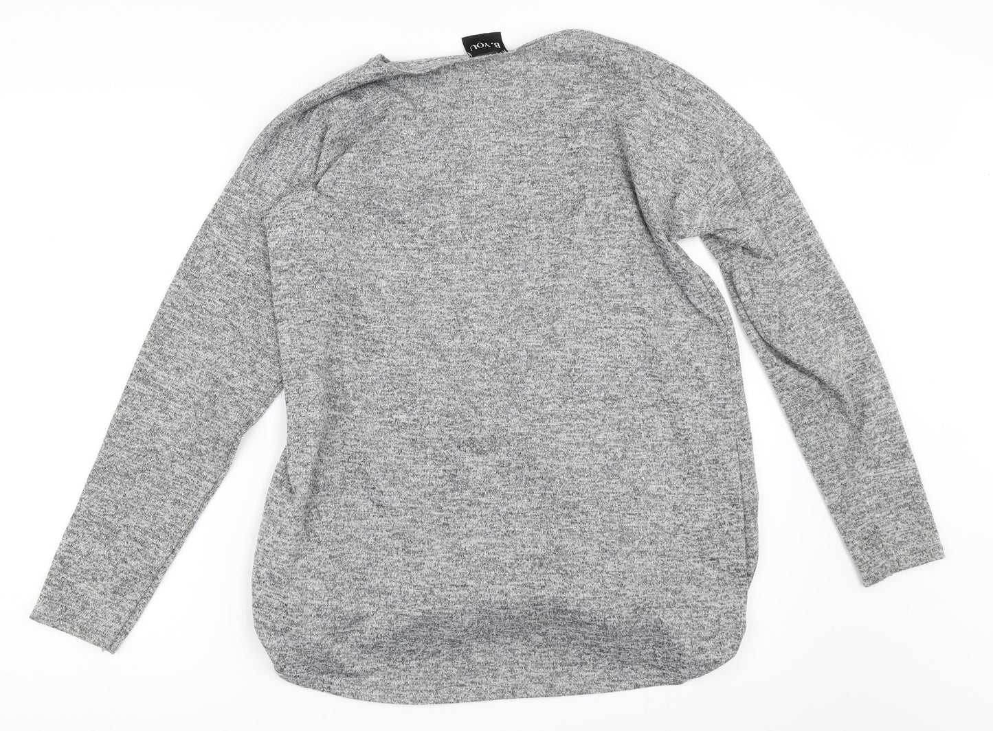 B.YOU Womens Grey   Pullover Jumper Size 12