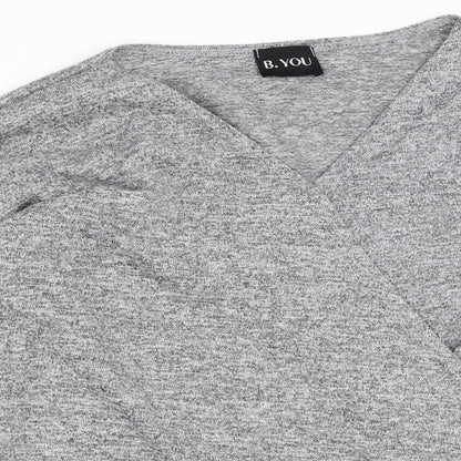 B.YOU Womens Grey   Pullover Jumper Size 12