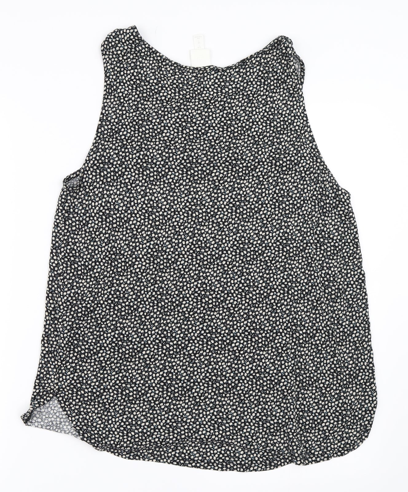 Womens UK Size L H&M Black Basic T-Shirt