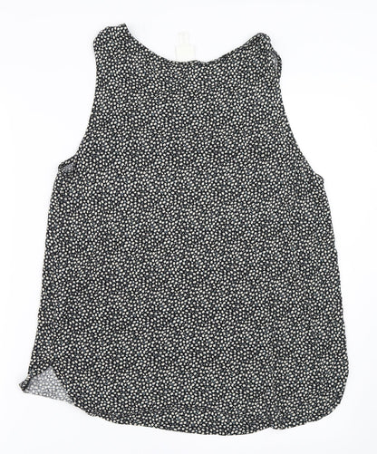 Womens UK Size L H&M Black Basic T-Shirt