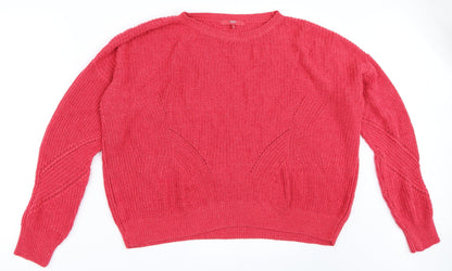 Next Womens Pink   Pullover Jumper Size M