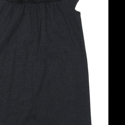 H&M Girls Black   Basic Tank Size 5-6 Years