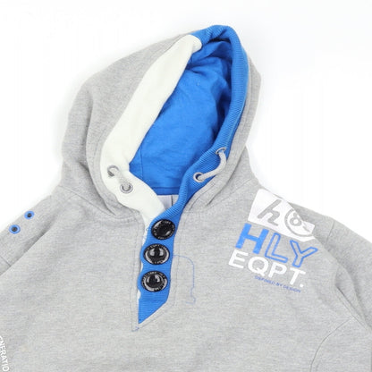 HLY EQPT. Boys Grey   Pullover Hoodie Size 9-10 Years