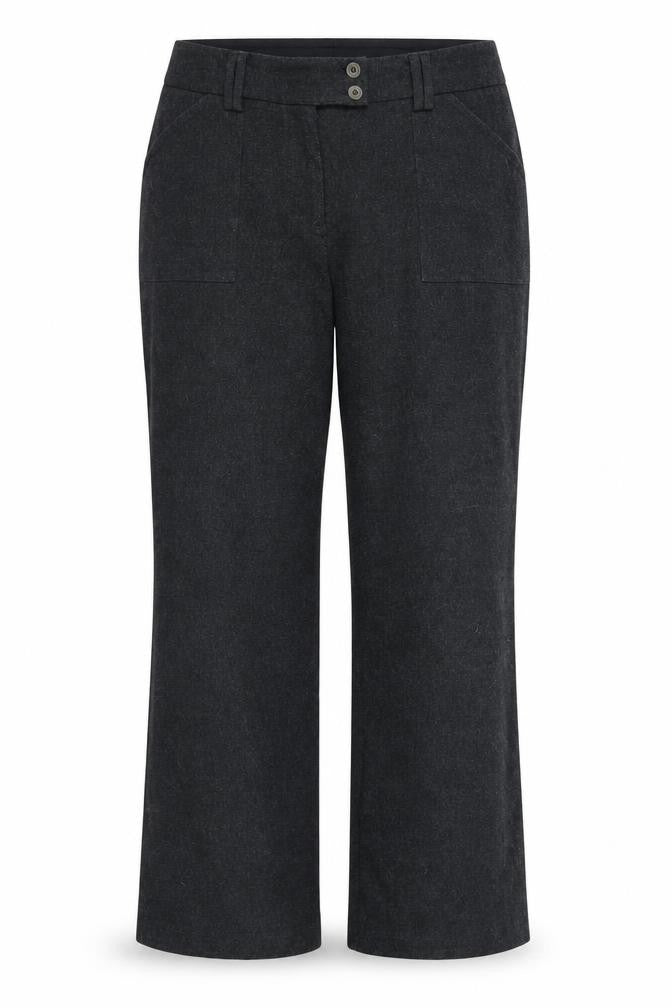 Womens UK Size 14 Debenhams Regular Fit Dress Pants Grey Trousers