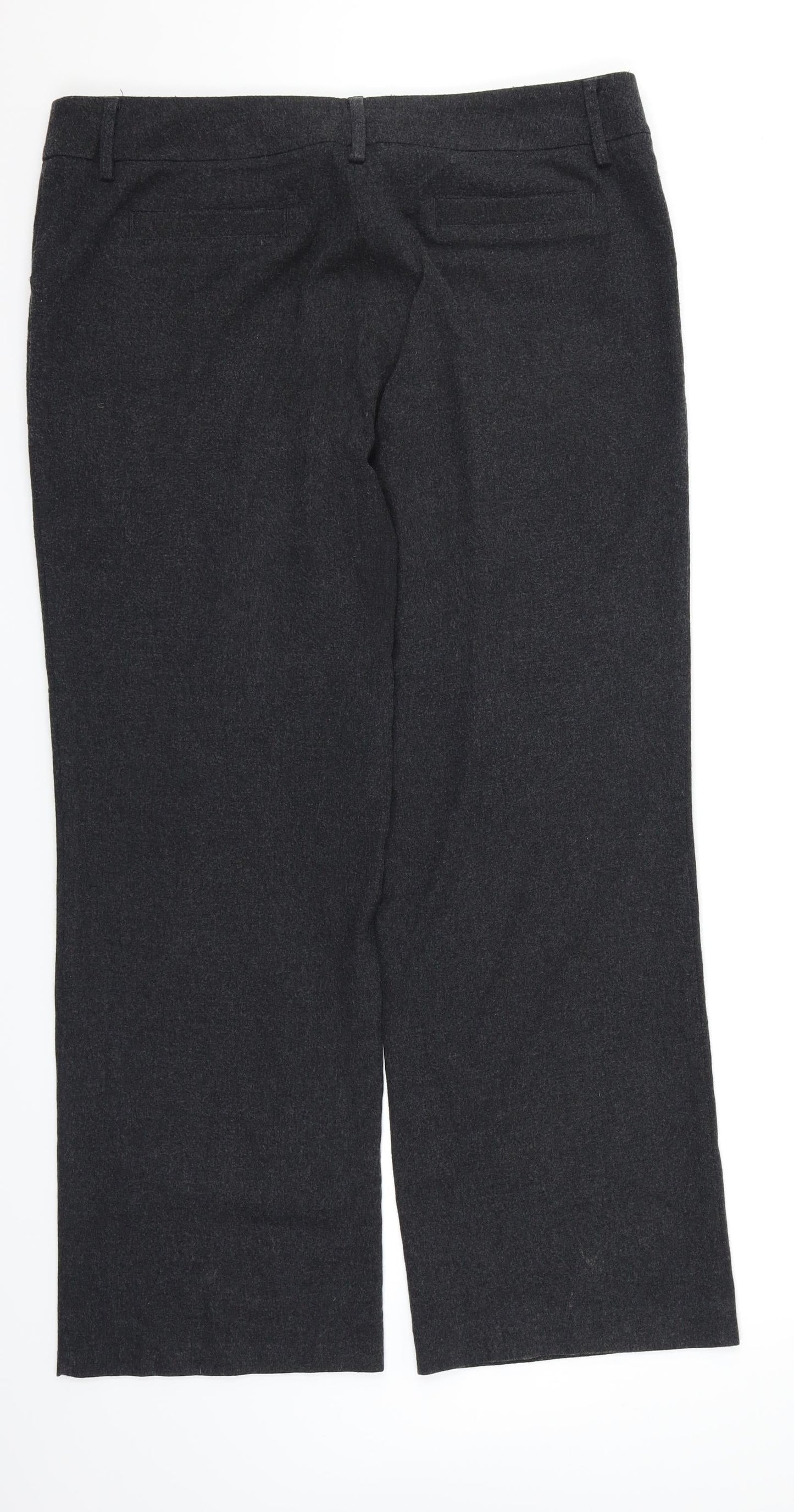 Debenhams Womens Grey   Dress Pants Trousers Size 14 L26 in