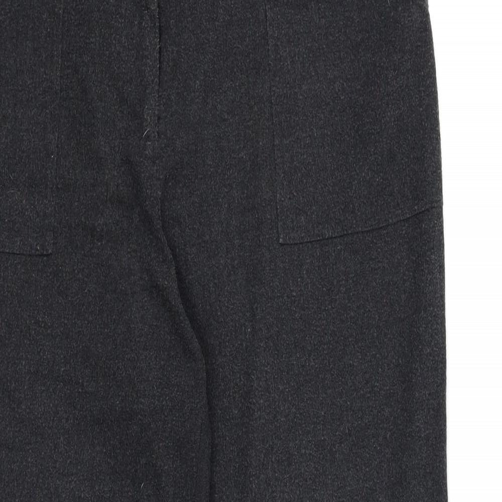 Debenhams Womens Grey   Dress Pants Trousers Size 14 L26 in