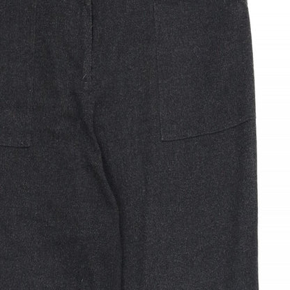 Debenhams Womens Grey   Dress Pants Trousers Size 14 L26 in