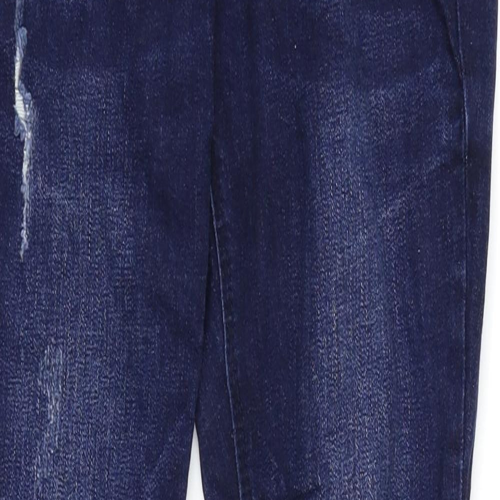 Very Womens Blue   Skinny Jeans Size 10 L26 in - Ripped Jeans