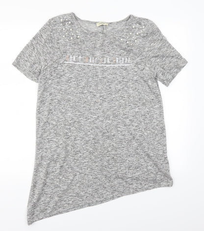 Matalan Womens Grey   Basic T-Shirt Size 14  - Don't Wait For Friday