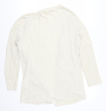 B Collection Womens Beige   Cardigan Jumper Size L  - e