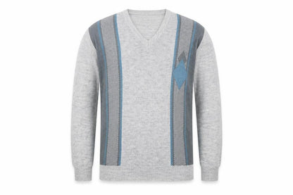 Mens UK Size L Greenwoods Grey Pullover Jumper