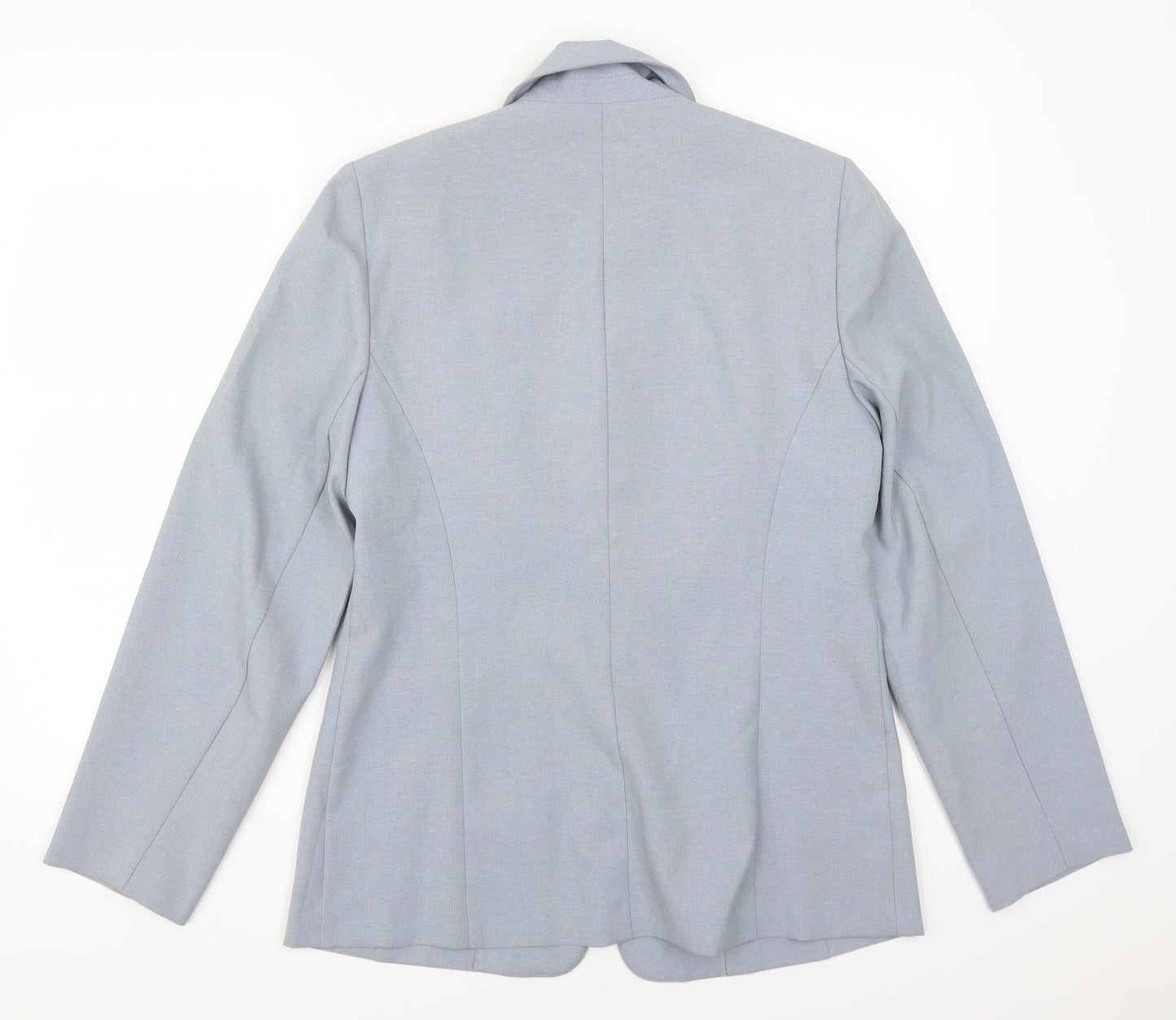 Womens UK Size 12 AMARANTO Regular Blue Suit Jacket