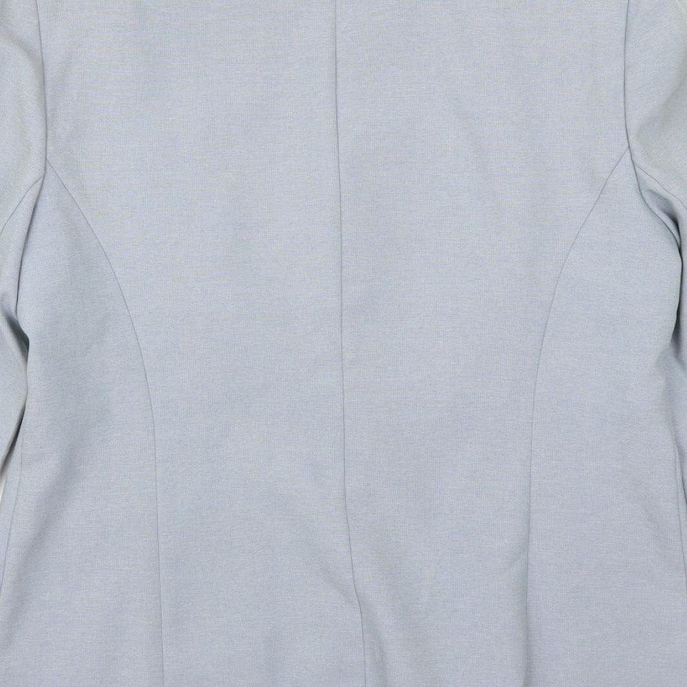Womens UK Size 12 AMARANTO Regular Blue Suit Jacket