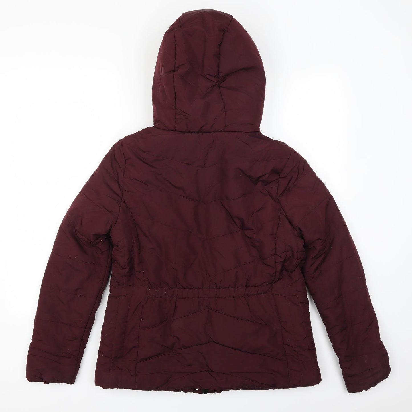 Peacocks Womens Red   Quilted Coat Size 12