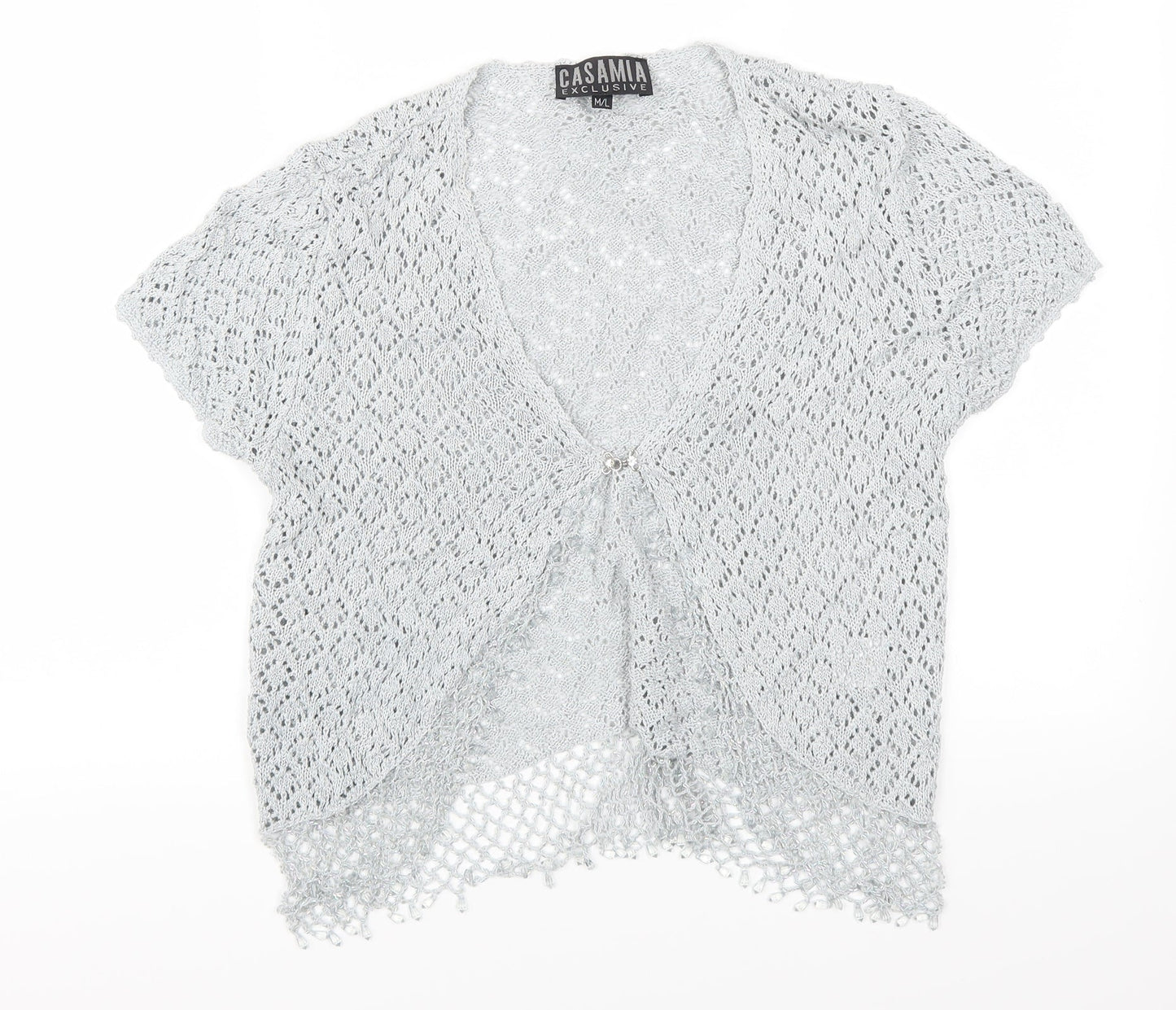 Casamia Womens Grey   Cardigan Jumper Size M