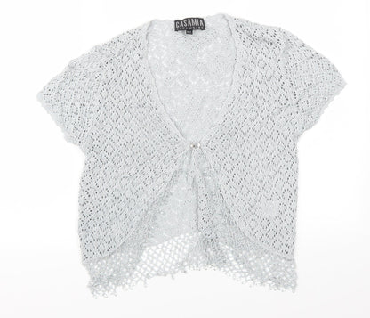 Casamia Womens Grey   Cardigan Jumper Size M