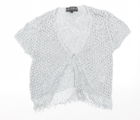 Casamia Womens Grey   Cardigan Jumper Size M
