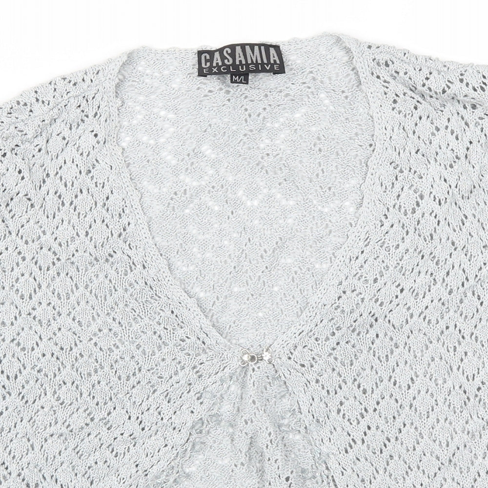 Casamia Womens Grey   Cardigan Jumper Size M