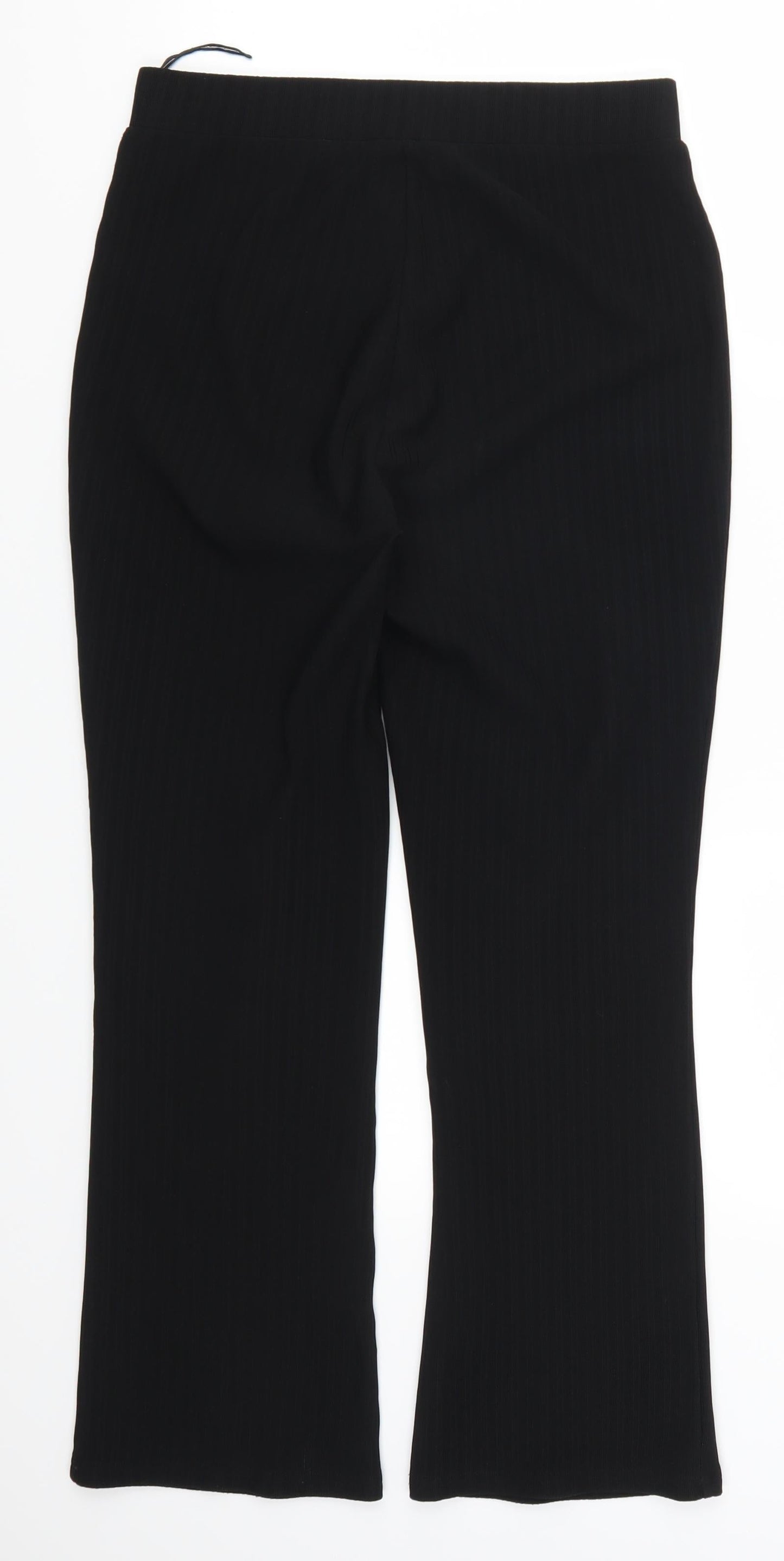 Womens UK Size 10 Papaya Regular Fit  Black Trousers