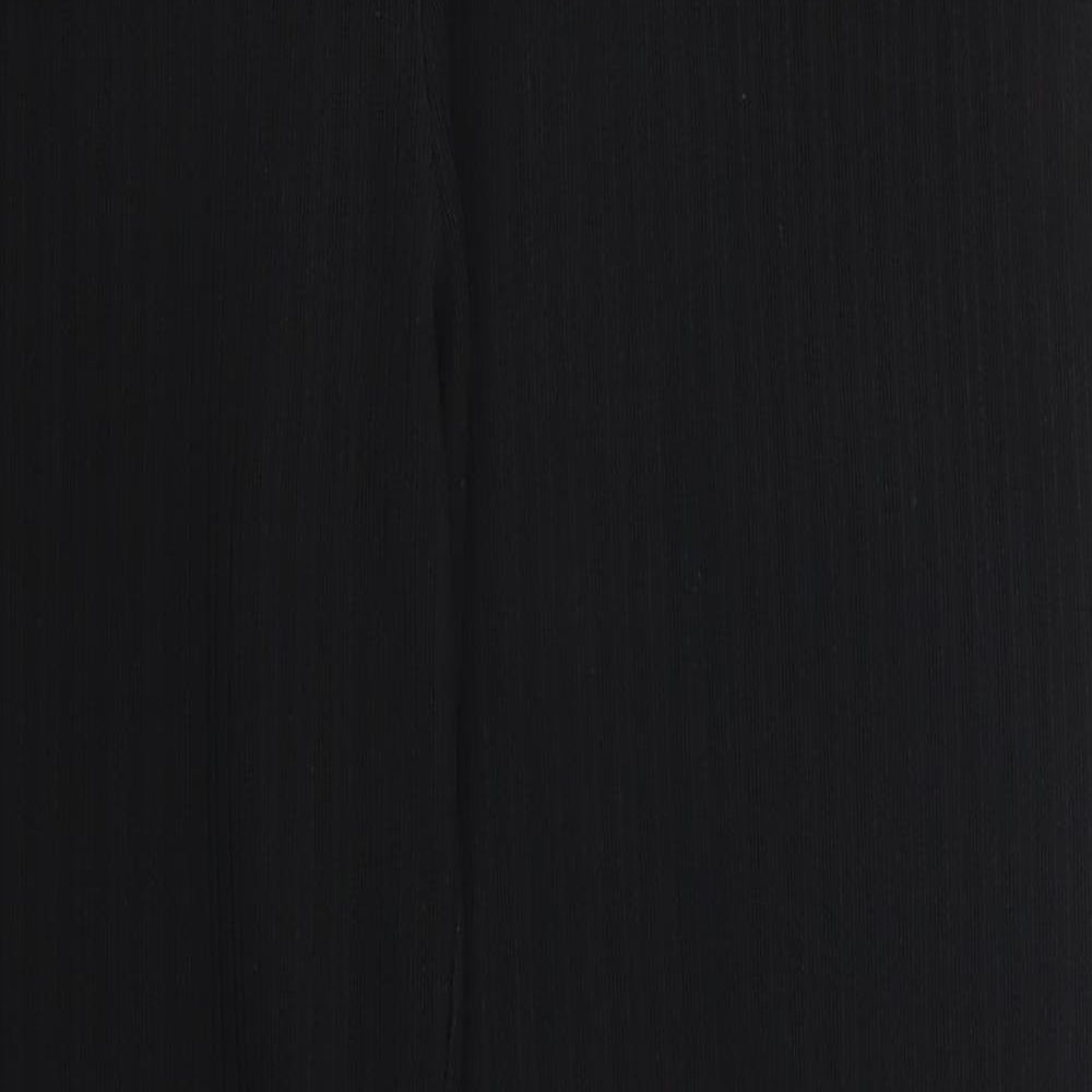 Womens UK Size 10 Papaya Regular Fit  Black Trousers