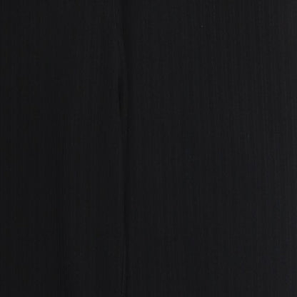 Womens UK Size 10 Papaya Regular Fit  Black Trousers