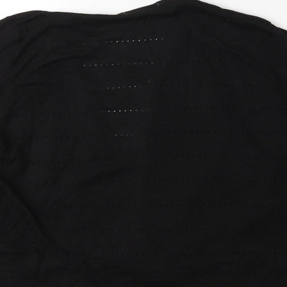 TU Womens Black  Knit Cardigan Jumper Size 12