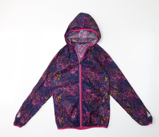 Crivit Womens Blue Floral  Jacket  Size S