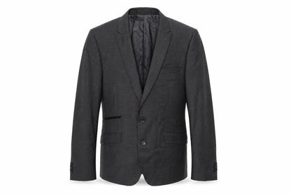 Mens UK Size 38 Preworn Regular Grey Suit Jacket