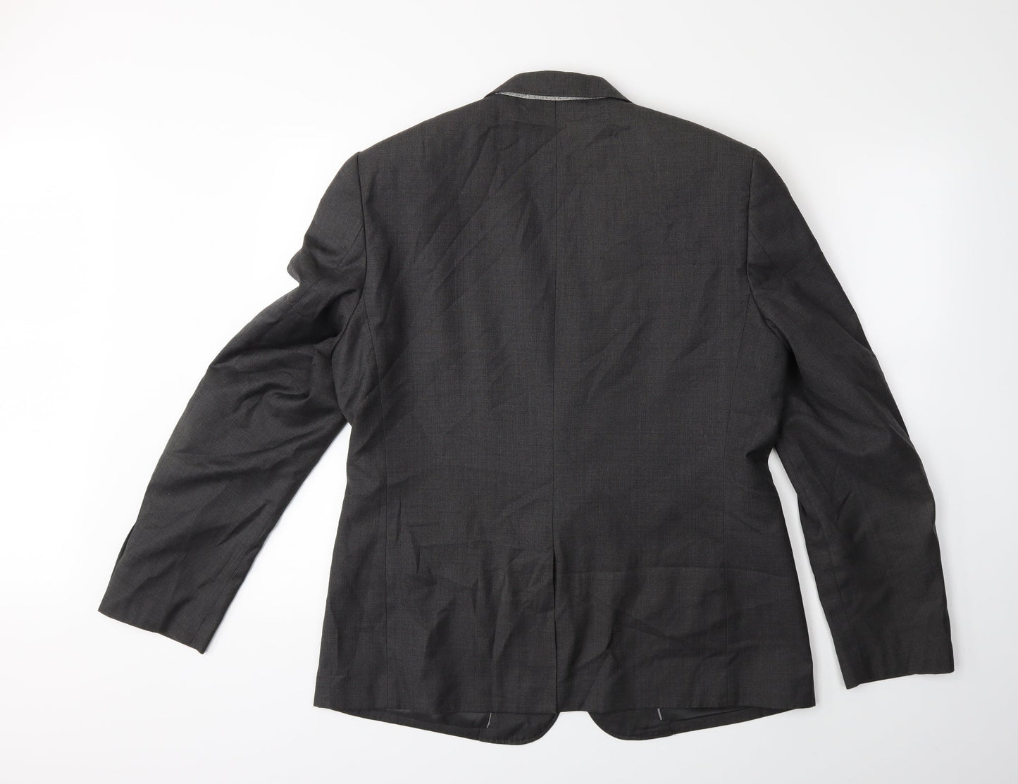 Mens UK Size 38 Preworn Regular Grey Suit Jacket