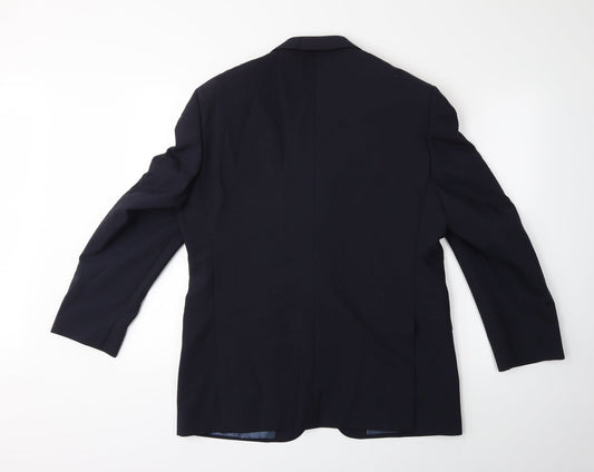 Mens UK Size 38 Greenwoods Regular Black Suit Jacket
