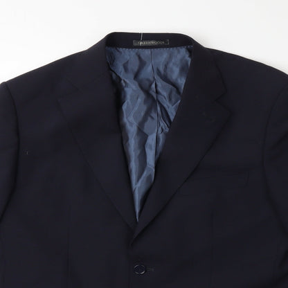 Mens UK Size 38 Greenwoods Regular Black Suit Jacket
