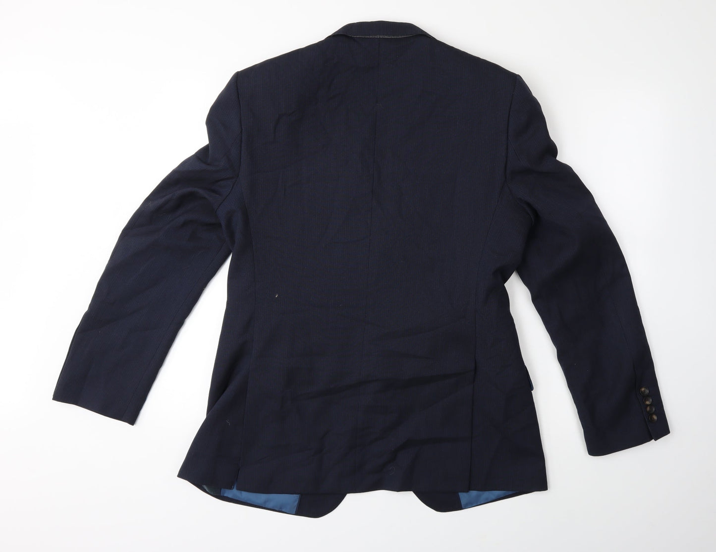 Mens UK Size 38 Marks and Spencer Regular Blue Suit Jacket