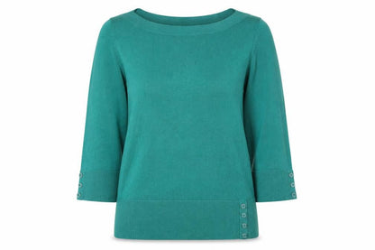BHS Womens Green  Knit Pullover Jumper Size 14