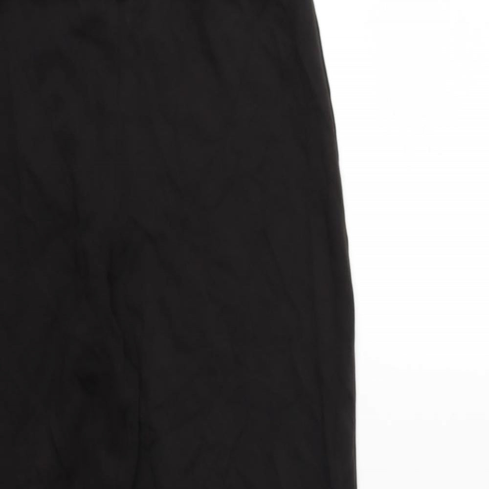 Womens UK Size 10 Marks and Spencer Regular Fit  Black Trousers