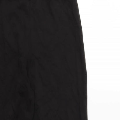Womens UK Size 10 Marks and Spencer Regular Fit  Black Trousers