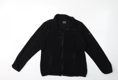 GTS Womens Black  Fleece Jacket  Size 12