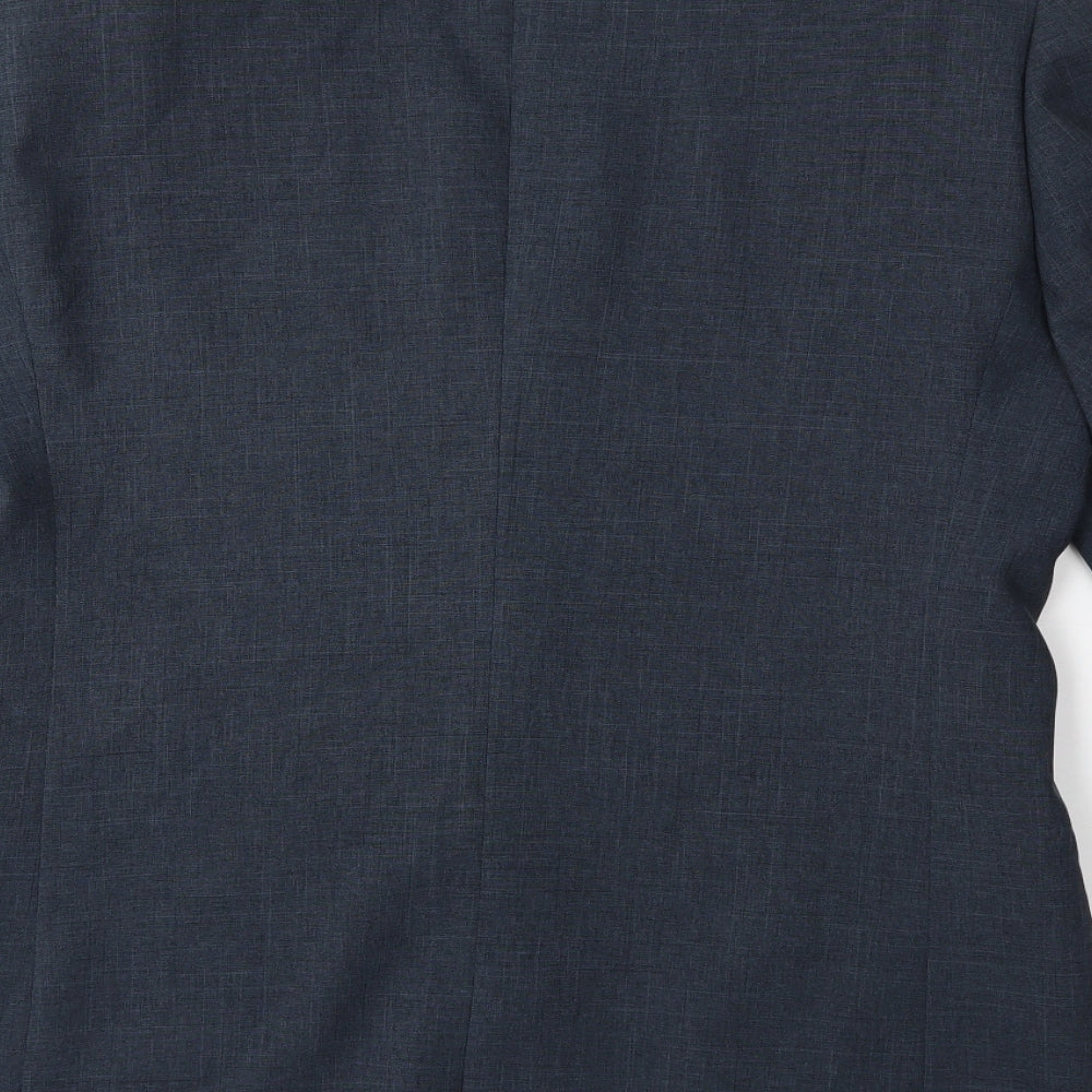 Mens UK Size 38 Marks and Spencer Regular Blue Suit Jacket