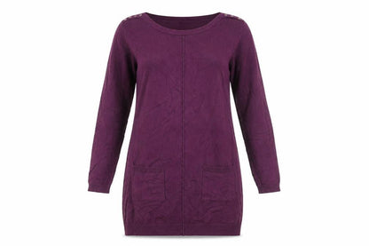 Intuition Womens Purple   Fit & Flare  Size 12