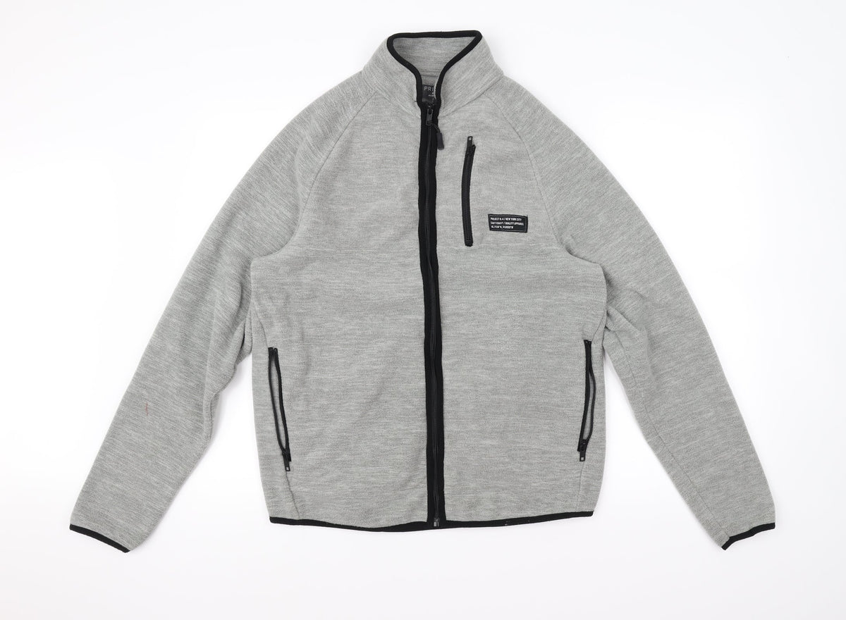 Primark Womens Grey   Full Zip Jumper Size M