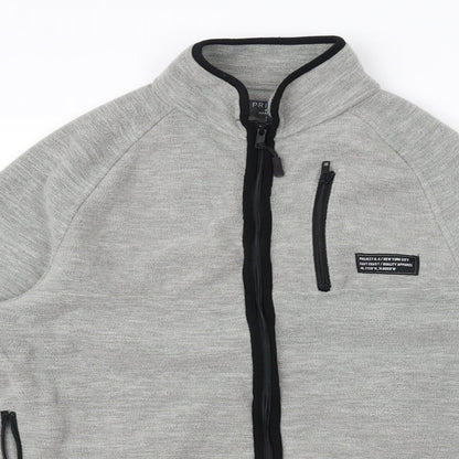 Primark Womens Grey   Full Zip Jumper Size M