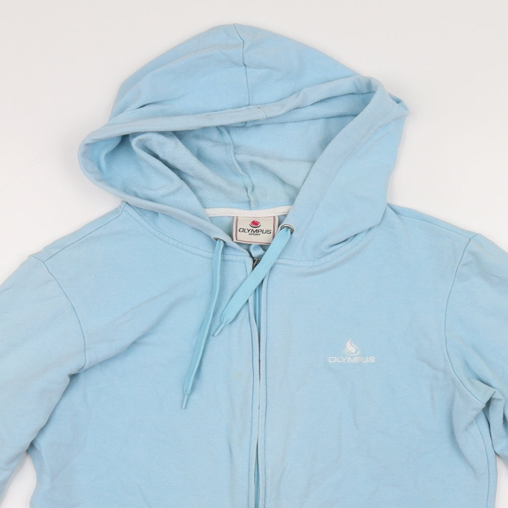 Olympus Womens Blue   Full Zip Jumper Size 12