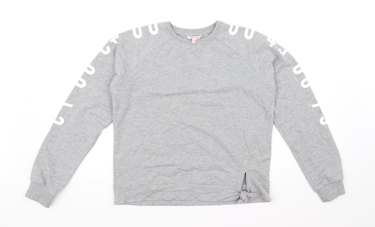 Miss E-vie Womens Grey   Pullover Jumper Size 14