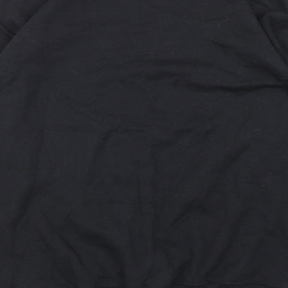 Mens UK Size M Gildan Black Pullover Sweatshirt