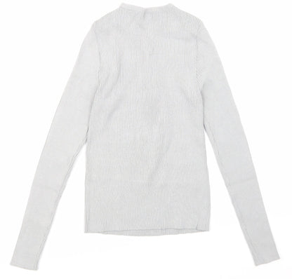 Blue Vanilla Womens Grey   Basic T-Shirt Size M