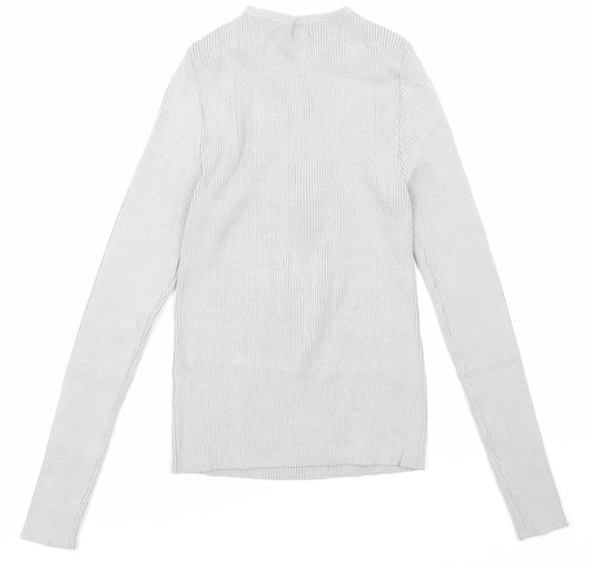 Blue Vanilla Womens Grey   Basic T-Shirt Size M